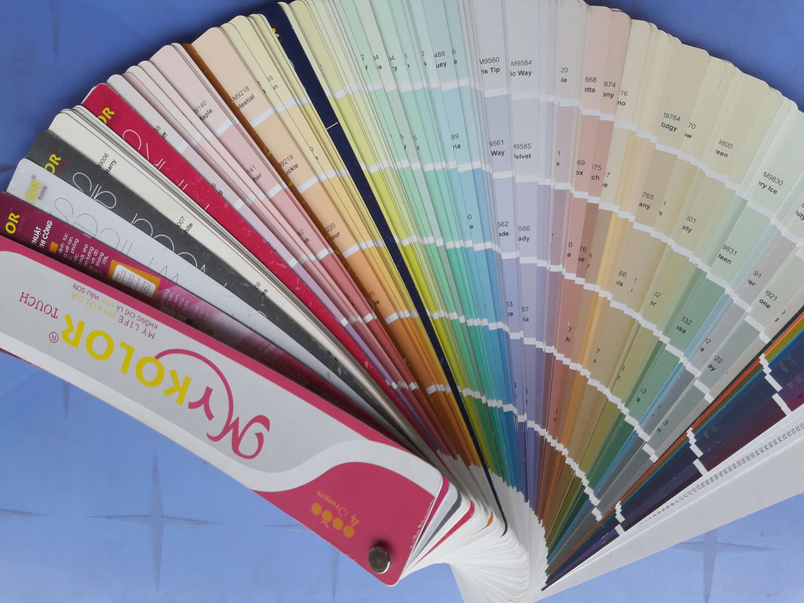 Bảng màu sơn Mykolor nội thất và ngoại thất: Mykolor không chỉ mang đến dòng sản phẩm đa dạng về chủng loại, mà còn có bảng màu sắc nội thất và ngoại thất đa dạng và phong phú. Hãy xem hình ảnh liên quan để trải nghiệm sự đa dạng về màu sắc cũng như chất lượng của sản phẩm Mykolor.
